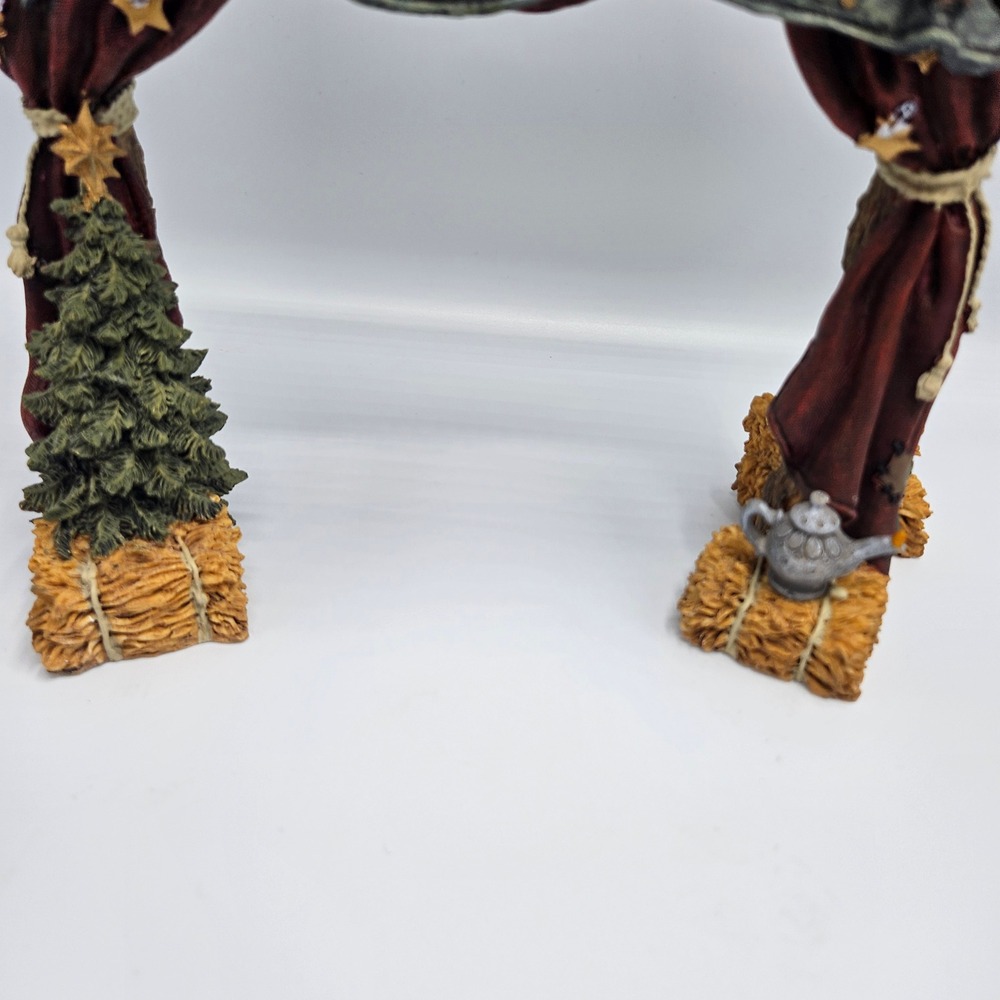 Boyds Bears Peace On Earth Nativity Series 4 Bearstone Backdrop 1994 TBC Box - Picture 3 of 8